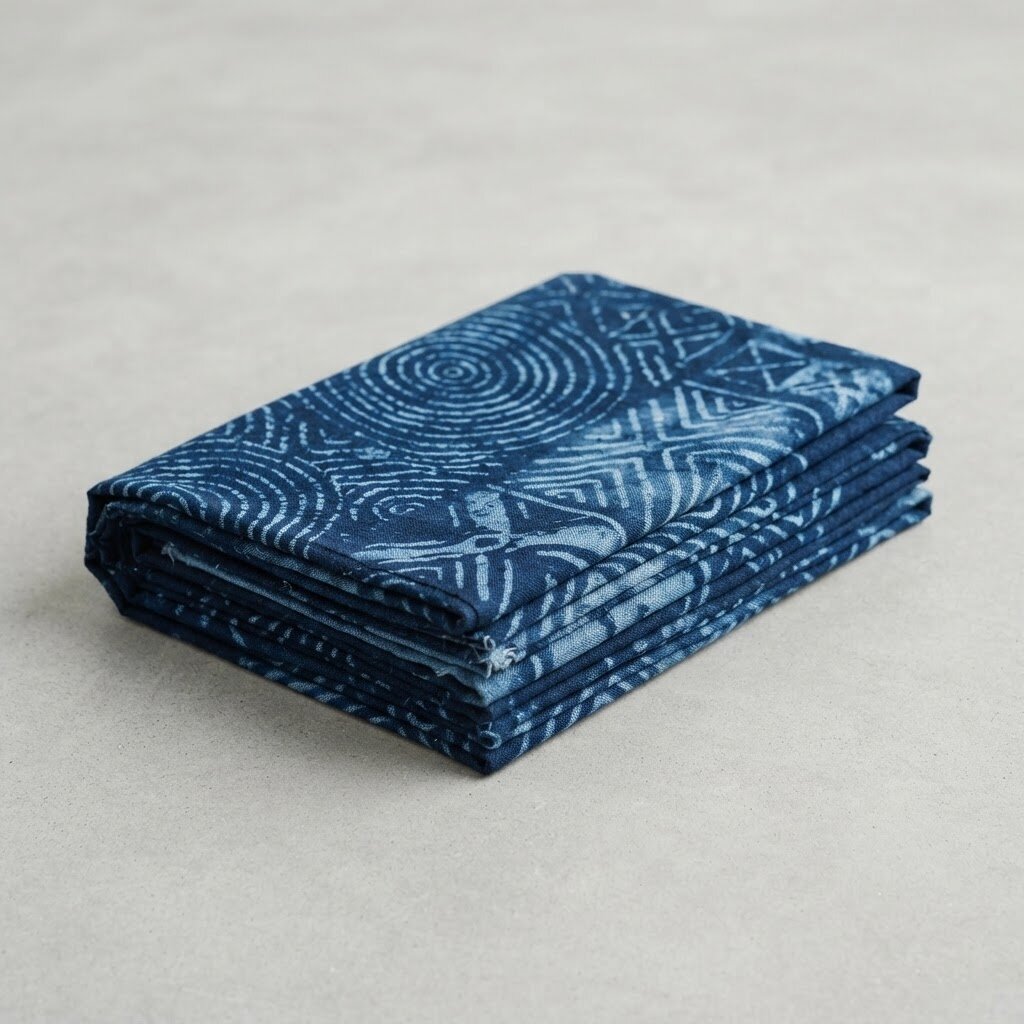 Handmade Adire Tie-Dye Fabric — 3 Yards