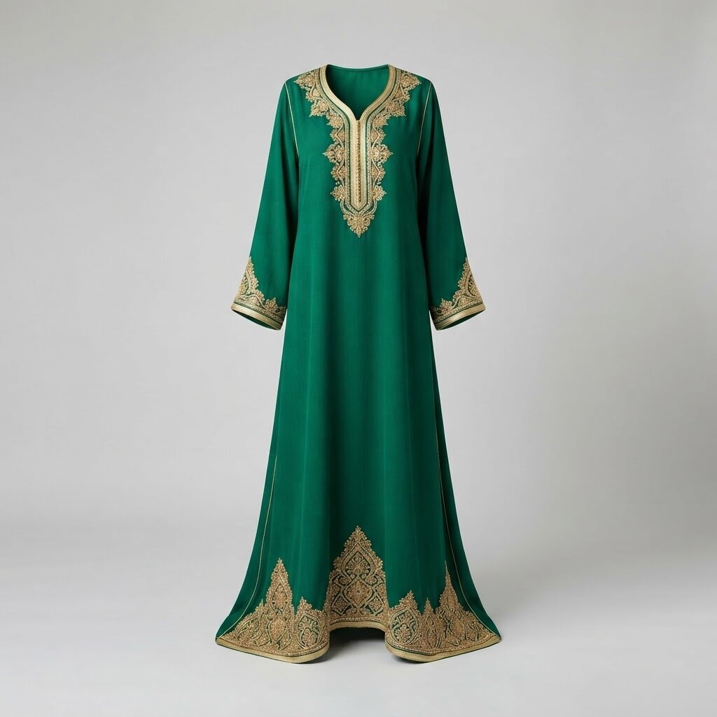 Handmade Moroccan Kaftan Dress