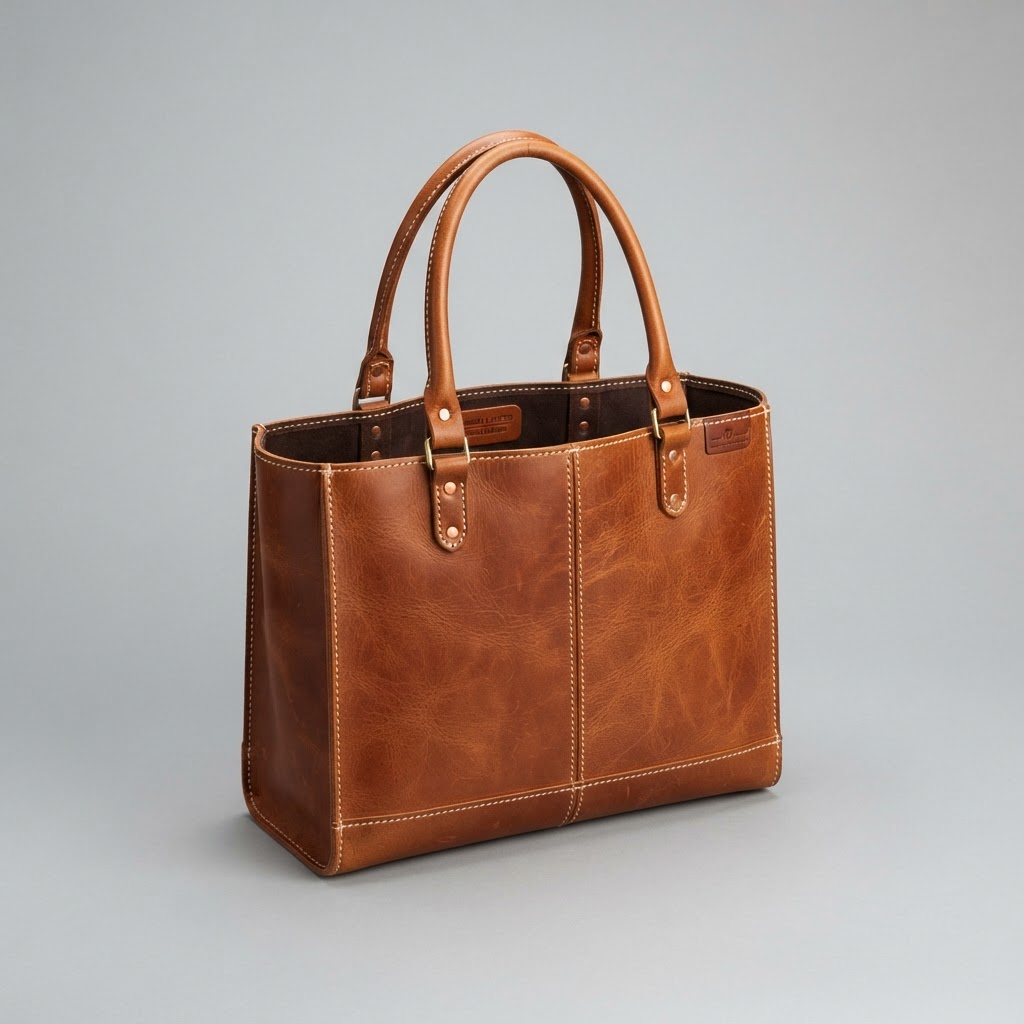 Handmade Leather Tote Bag