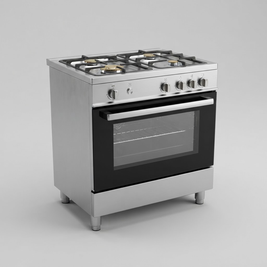 Binatone 4-Burner Gas Cooker with Oven