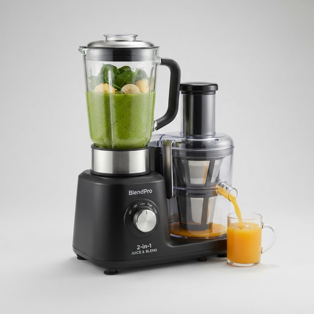 Blender & Juicer Combo Set 2-in-1