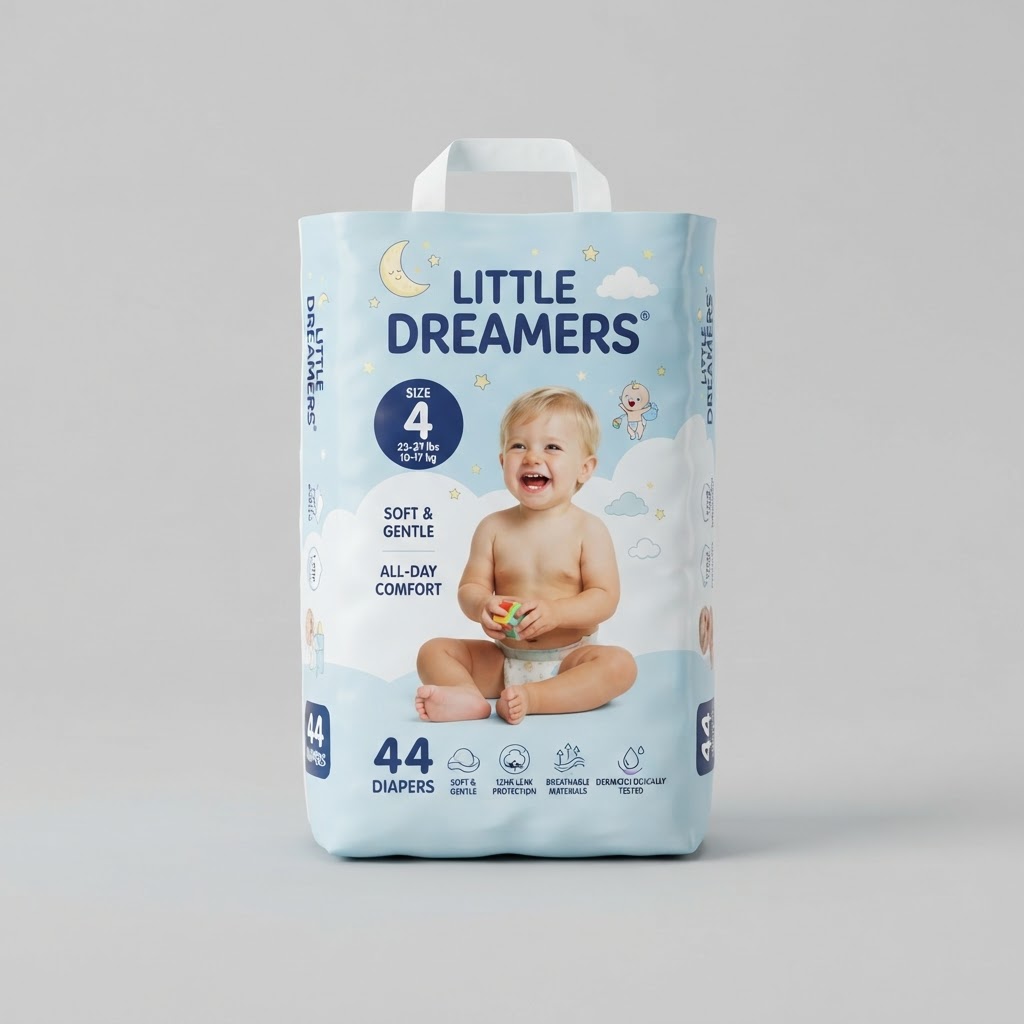 Baby Dry Pants Size 4 Pack of 44